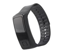 Jiawu Montre Numérique LED Sport Silicone Bracelet Cadran 12 Heures (Black)