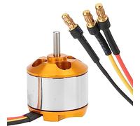 Jiawu Moteur sans Balais, Conception Haute Puissance pour un Vol Stable, Moteur Quadrirotor RC avec Sac d'accessoires pour Avion à Voilure Fixe, Quadricoptère, Modèles RC (1000KV)