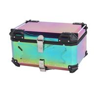 Jiawu Motorcycle - Miroir coloré de la Boîte de Top Comment a Look 65L Capacité Résistante à l'eau