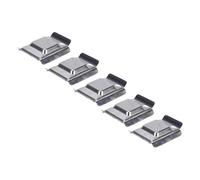 Jiawu Moule de Base de Cassette d'enrobage, Moule de Base d'encastrement en Acier Inoxydable 22x22 Mm, de de Boîte 'enrobage 'échantillon avec Bords Arrondis et 5 Pièces pour l'enrobage de