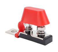 Jiawu MRBF Bloc de Fusibles à Double Borne DC58 V M8 Doubles Goujons pour Voiture, Bateau, Camping-car, Porte-fusible pour Applications Larges (avec deux fusibles 250A)