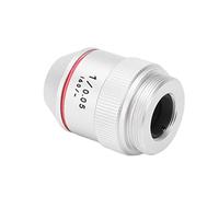 Jiawu Objectif de Microscope Achromatique, Champ de 1X à Faible Puissance Plus Grand, Objectif Achromatique à Image Plus Lumineuse, de Microscope avec Filetage RMS Universel de 20,2 Mm pour