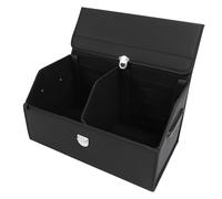 Jiawu Organisateur de Coffre de Voiture, Boîte de Rangement Pliable de 60 L, Conception Pliable avec Sangles Réglables à Plusieurs Compartiments pour SUV Camion van Auto Maison Camping Voyage