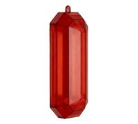 Jiawu Ornement d'arbre de Noël, Décoration à Suspendre avec Pierres Précieuses Scintillantes en Acrylique Léger de 6,6 Oz, Ornement à Suspendre pour Arbre de Noël avec Une Véritable