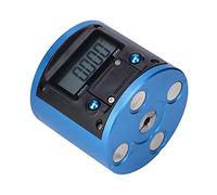 Jiawu Outil de Pré-Réglage, Plage de Mesure de 0 à 2 Mm, Résolution de 0,01 Mm, Grand écran LCD, Réglage de l'axe Z, du Zéro CNC avec Opération à 2 Boutons, Conversion en pour Fraiseuse de Routeur