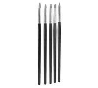 Jiawu Outils de Sculpture en Argile, Ensemble de 5 Pièces avec Différentes Tailles et Formes pour Dessiner des Contours, Peindre des Pigments, Enlever les Peintures Inutiles, Ensemble de Sculpture en