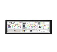 Jiawu Panneau de Capteur d'Affichage de la Température du PC, Affichage de la Température du PC, écran LCD IPS de 8,8 Pouces, Haut-parleurs Intégrés pour Les étudiants (Black)