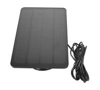 Jiawu Panneau Solaire pour Sonnette, Chargeur Solaire de Sonnette Vidéo étanche IP66 10 W, Panneau Extérieur avec Câble de Charge de 9,8 Pieds et Support Réglable à 360° pour Go 2 3 4 Plus (CSP4W-U-B)