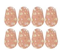 Jiawu Paquet de 20 Patchs pour les Yeux en Polaire, Bandeau Bloquant la Lumière, Coussinets pour les Yeux Doux et Respectueux de la Peau pour Restaurer la Vision