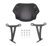 Jiawu Pareil Pare-brise de Moto, Remplacement du Déflecteur de Flux D'air de Faillite D'alliage en Aluminium, Déflecteur de Vent pour la Vitesse 400 2024 2025 (BLACK)