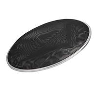 Jiawu Peau de Tambour Silencieuse en Maille de Nylon de 10 Pouces, Peau de Tambour Double Couche pour la Pratique, Accessoires de Percussion pour Batterie - Noir, Réduction du Bruit Solide et Durable