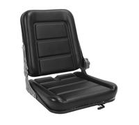 Jiawu Pelle Adaptée au Siège Ergonomique Durable Confortable pour Opérateur de Pelle Rétrocaveuse Cuir PVC Noir