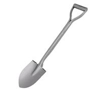 Jiawu Pelle Compacte Tout en Métal, Poignée en D, Tête de Pointe 76cm, Acier au Manganèse, Jardinage Extérieur