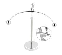 Jiawu Pendule D'haltérophilie Dynamique à Contrepoids, Rotation 360 | Jouet d\'équilibre balançoire avec base en métal, décor artistique cinétique de bureau, cadeau anti-Stress pour le bureau à
