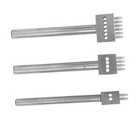 Jiawu Perforateur de Trous en Cuir, Ensemble d'outils de Perforation d'espacement 3 Pièces avec Plusieurs Options de Taille pour la Perforation et la Réparation de Trous de Ceinture 'artisanat en