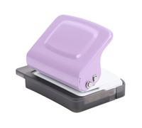 Jiawu Perforatrice 6 Trous, Perforatrice à Trous Ronds pour Formats A4, A5 et B5, pour Feuilles Mobiles 20, 26 ou 30, capacité de 8 Feuilles