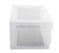 Jiawu Petit Aquarium pour Poissons Combattants, Mini Aquarium Transparent | Aquarium miniature portable avec trous de ventilation pour tortue, reptile et crevette