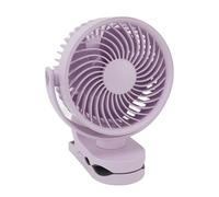 Jiawu Petit Ordinateur Portable avec Pince/Rougeur Rechargeable à 360 °, Facile à Utiliser, Facile à Transporter pour Transmettre Partout pour un Refroidissement Confortable (PURPLE)