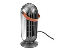 Jiawu Petit Radiateur électrique Fonctionnement Silencieux Conception Compacte Radiateur de 1500 W avec Minuterie pour Chambre à Coucher Bureau Ventilateur de Chauffage de Bureau Portable pour les