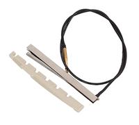 Jiawu Pièces de Rechange de Bande Intégrée de Bâton de Micro de Guitare Acoustique, Bâton Piézo de Transducteur Sous la Selle pour Instrument de Musique Folk, Micro en Céramique de 2,5 Mm