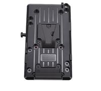 Jiawu Plaque D'Adaptateur de Batterie à Montage en V, Adaptateur de Plaque de Batterie à Sortie D Tap pour Appareil Photo Numérique, Lumière LED