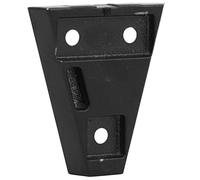 Jiawu Plaque de Montage pour Batterie V, Alliage, 3 Vis, 16g | Connecteur d\'alimentation V Lock, Construction en alliage noir, accessoire de plate-forme de caméra, pour adaptateur