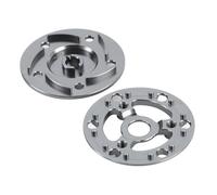 Jiawu Plaque de Pression de Pantoufle de Voiture RC, Dispositif de Glissement limité à Double élan en Aluminium CNC avec Finition AnodiséE Dure, pour T Maxx Summit E Maxx 4x4 Slash