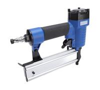 Jiawu Pneumatique Brad Nailer Sturdy and Safe Woodworking Air -Nail Gun pour les Ongles de Calibre 18, Idéal pour les Placards et les Plafonds Modèle F50 pour les Professionnels