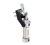 Jiawu Pneumatique Hold Down Clamp, 50 Kg Force de Serrage, Fixation Rapide | Pince à cylindre d\'air avec barre de presse en forme de U, pour le soudage, la décoration de la maison, l\'installation