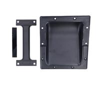 Jiawu Poignée de Haut-parleur Encastrée en Alliage D'aluminium épais, Poignée Confortable, Adaptée aux Boîtiers D'amplificateur, 2 Pièces