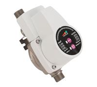 Jiawu Pompe D'amplificateur de Pression D'eau Calme 3 Vitesses de Moteur sans éclat pour les Robinets Douche des Toilettes, Pompe élargie en Fonte pour Usage Domestique (Prise UE)