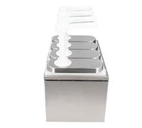 Jiawu Pompe Distributrice de Sauce, Station de Pompe à Condiments Liquides de 35 Ml, Récipient de à Sauce en Acier Inoxydable de qualité Alimentaire de 1 L avec Bouteille Amovible, pour Cuisine (4