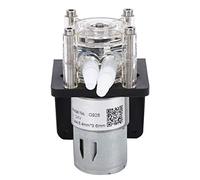 Jiawu Pompe Péristaltique 500 Ml/min, Grand Débit, Tête PC Transparente, Résistante à la Corrosion, Pompe Doseuse pour Eau DC 12V/24V (24V)