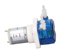 Jiawu Pompe Péristaltique, Micro-pompe Péristaltique à Entraiment par Engrénage Compact Stable de 6 w pour la des Aliments (24V)
