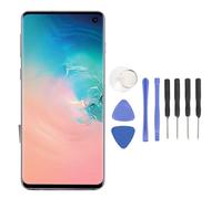 Jiawu pour S10 G9730 SM-G973U SM-G973W SM-G973F Écran Tactile de Remplacement avec Cadre, 6,1 TFT LCD de Remplacement D'écran de Téléphone avec Outils de Réparation (Black)