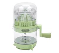 Jiawu Presse-agrumes, Extracteur de Jus Stable à la Main avec Base D'aspiration pour Déguster des Jus Fraîchement Pressés AS+ABS+TPU (GREEN)