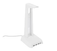 Jiawu Prise en Charge des écouteurs Prise en Charge avec Une connectivité et Une Organisation Faciles de Connexion USB Confortable (White)