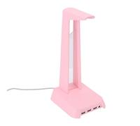 Jiawu Prise en Charge des écouteurs Prise en Charge avec Une connectivité et Une Organisation Faciles de Connexion USB Confortable (Pink)