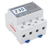 Jiawu Protecteur de Tension Réglable triphasé STVP-932 230V 400VAC LCD Protecteur de Surtension Multifonctionnel à Réinitialisation Automatique avec Protection de Séquence de Phases, 50A 63A 80A (50A)