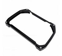Jiawu Protecteur d'écran de Cadre de Compteur de Moto, Remplacement Acrylique en Aluminium CNC avec Ajustement Précis pour R1200GS R1250GS S1000RR S1000XR (BLACK)