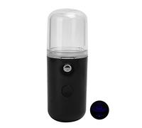 Jiawu Pulvérisateur de Brume Faciale Rechargeable, Atomiseur à Ultrasons, Dispositif de Soins de la Peau Hydratant pour L'absorption de l'humidité, pour les Voyages au Bureau à Domicile (BLACK)