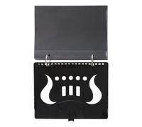 Jiawu Pupitre Pliable Léger pour Feuille de Saxophone, Clarinette, Flûte, Trompette, Dossier à Rabat pour Fanfare, Facile à Attacher et Détacher, 18 X 15 X 1 cm.