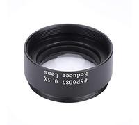 Jiawu Réducteur de Focale 0,5X, Accessoire d'oculaire de Télescope à Filetage M28 de 1,25 Pouces-la Lentille en Alliage d'aluminium Raccourcit la Distance Focale et Augmente Le Champ de pour Les