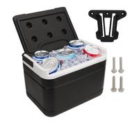 Jiawu Refroidisseur de Chariot de Go LF avec Kit de Support de Montage, Refroidisseur de Glace de Chariot de Go LF 6L, Coffre à Glace isolé pour Voiturette de Go LF, pour Voiture de Club