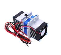 Jiawu Refroidisseur Peltier, Puissance 144 W DC 12 V, Tension Stable, Faible Bruit, sans Réfrigérant, Refroidisseur Thermoélectrique, Réfrigération à Semi-conducteur avec Kit de Refroidissement