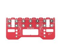 Jiawu Regal Pin Jig Pon Tool pour un Gabarit D'étagère Précis pour les Meubles de Menuiserie Alliage en Aluminium Rouge