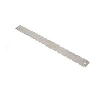 Jiawu Règle de Guitare, Double échelle en Acier Inoxydable 25,5 24,75 pour Règle d'action de Corde, à Bord Droit cranté avec Contrôle de la planéité du Manche, Mesure de la Hauteur des Cordes pour