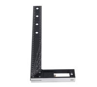 Jiawu Règle de Mesure Multi-angle, 40 Cm 16 Pouces 45 90 Degrés, carré combiné de Construction en Alliage d'aluminium, carré de Charpentier avec Goupille de Traçage en Acier Inoxydable et Butée