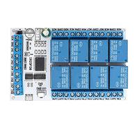Jiawu Relais Infrarouge à 8 Canaux, 8 Canaux Indépendants, 4 Modes Fonctionnels, Relais de Télécommande Infrarouge, Multifonction avec Options de Tension 5 V 12 V pour la Maison, le Bureau et (5V)
