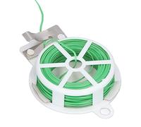 Jiawu Rouleau D’Attache de Câble avec Coupeur, Distributeur torsadé en | Distributeur de liens torsadés pour plantes de jardin, rouleau de fil facile à couper pour hangar à légumes, ruban de